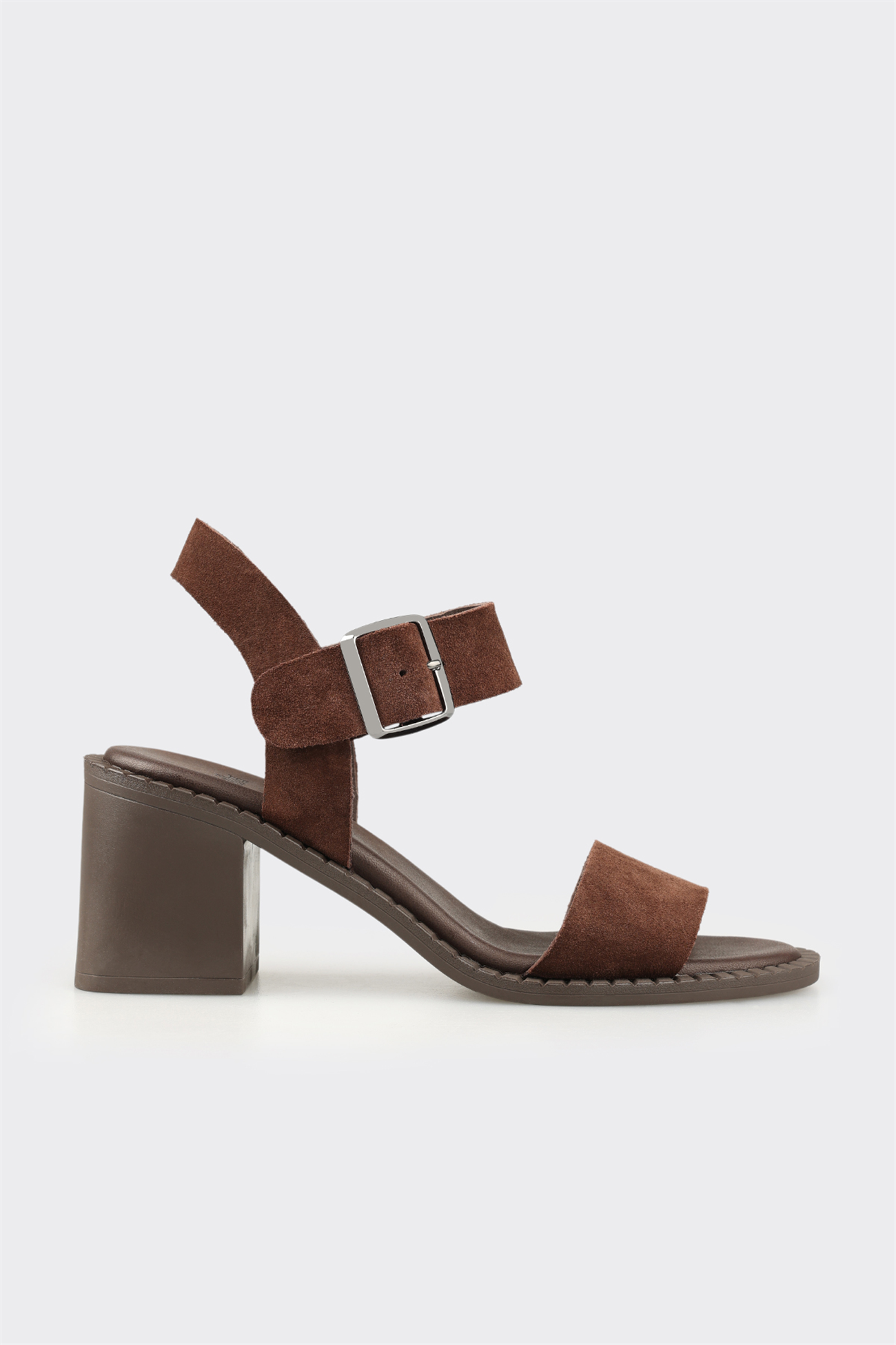 Brown Leather Women's Sandal