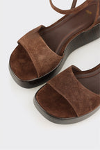 Brown Leather Women's Sandal