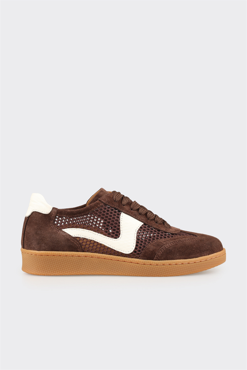 Brown Leather Women's Sneaker