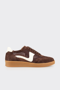 Brown Leather Women's Sneaker