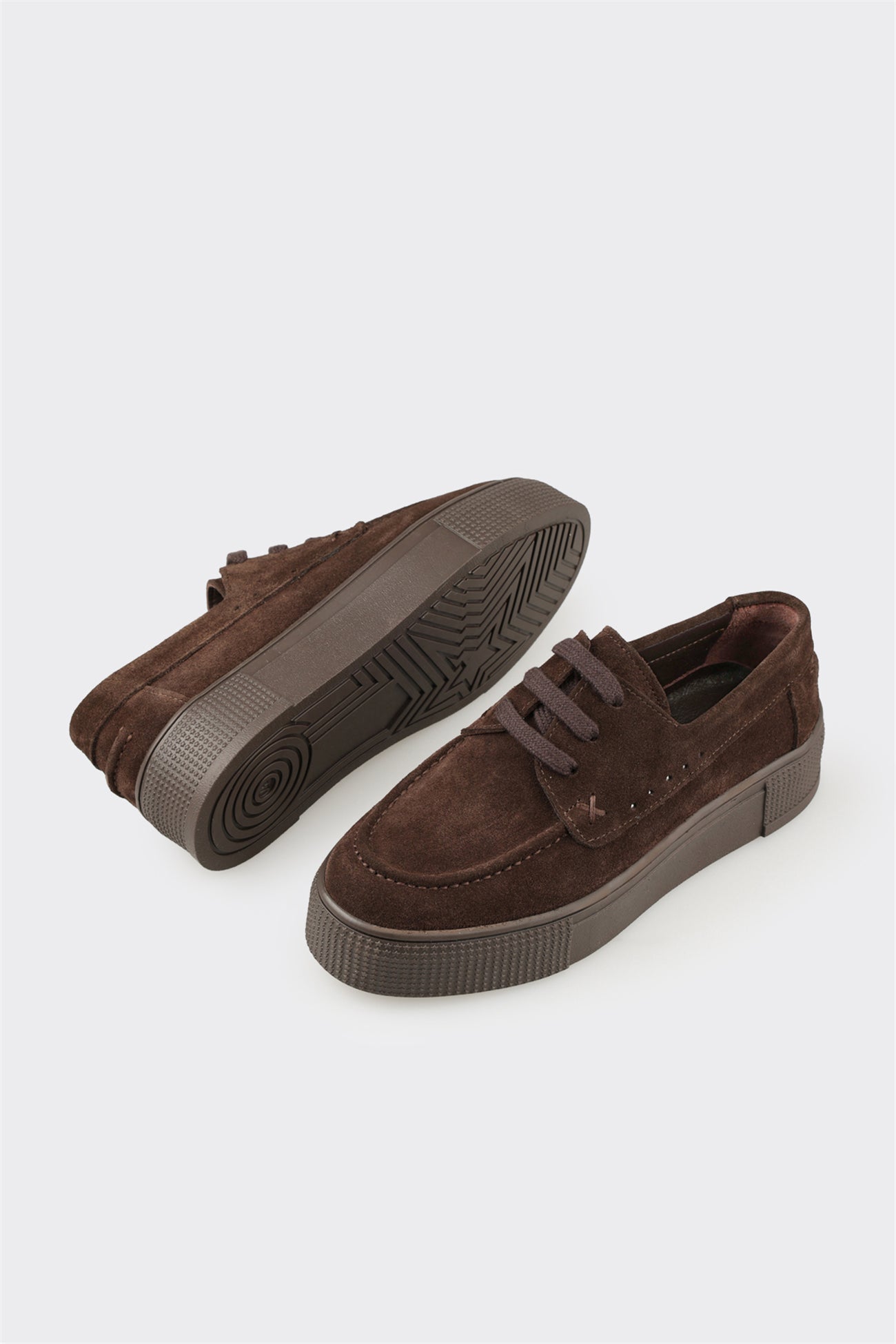 Brown Leather Women's Sneaker