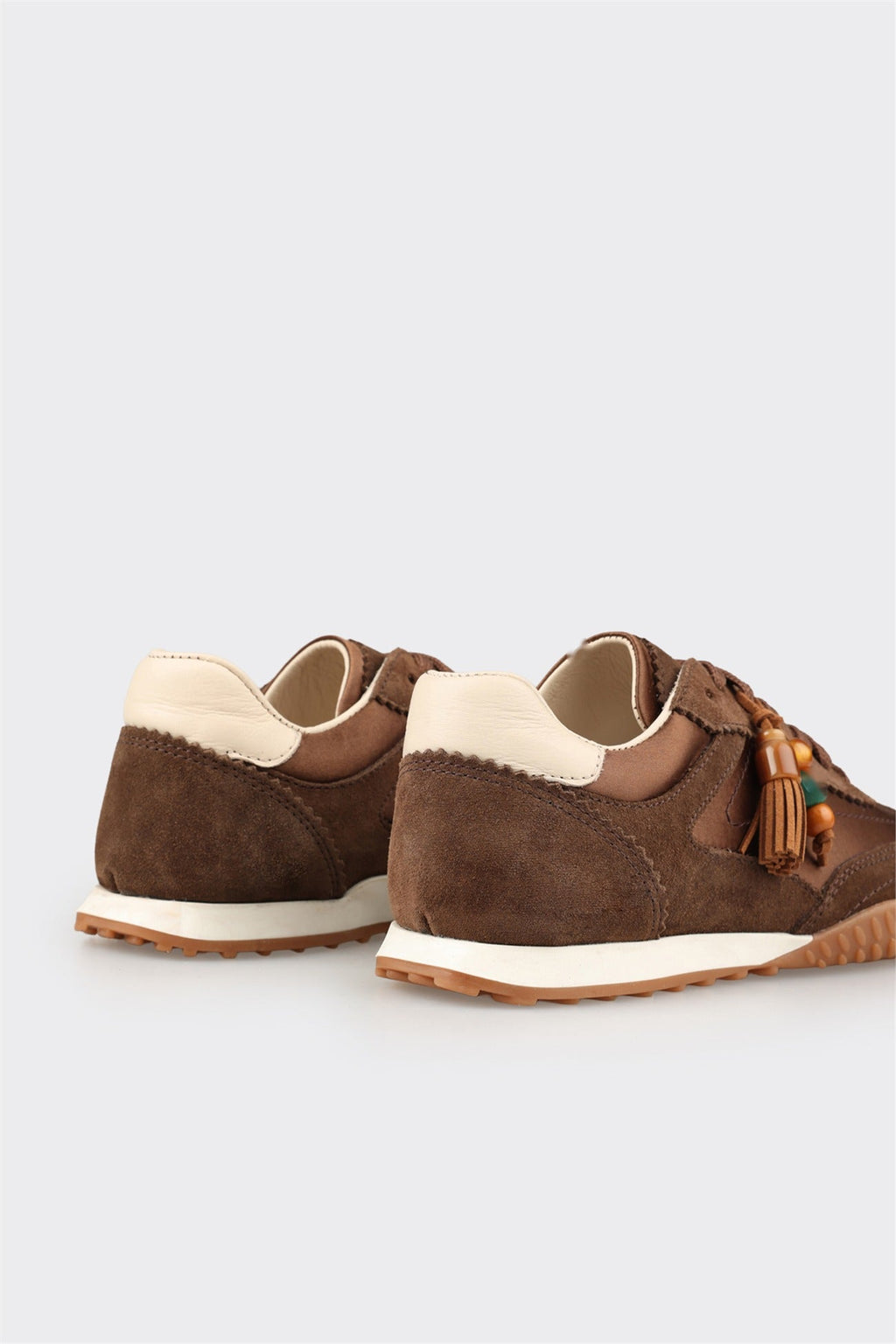 Brown Leather Women's Sneaker