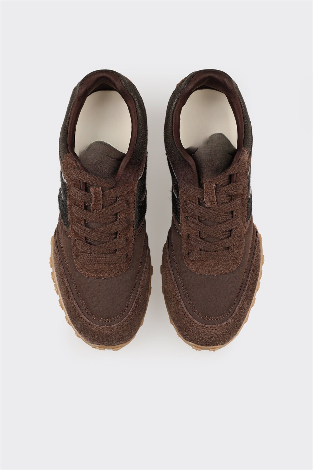 Brown Leather Women's Sneaker