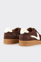 Brown Leather Women's Sneaker