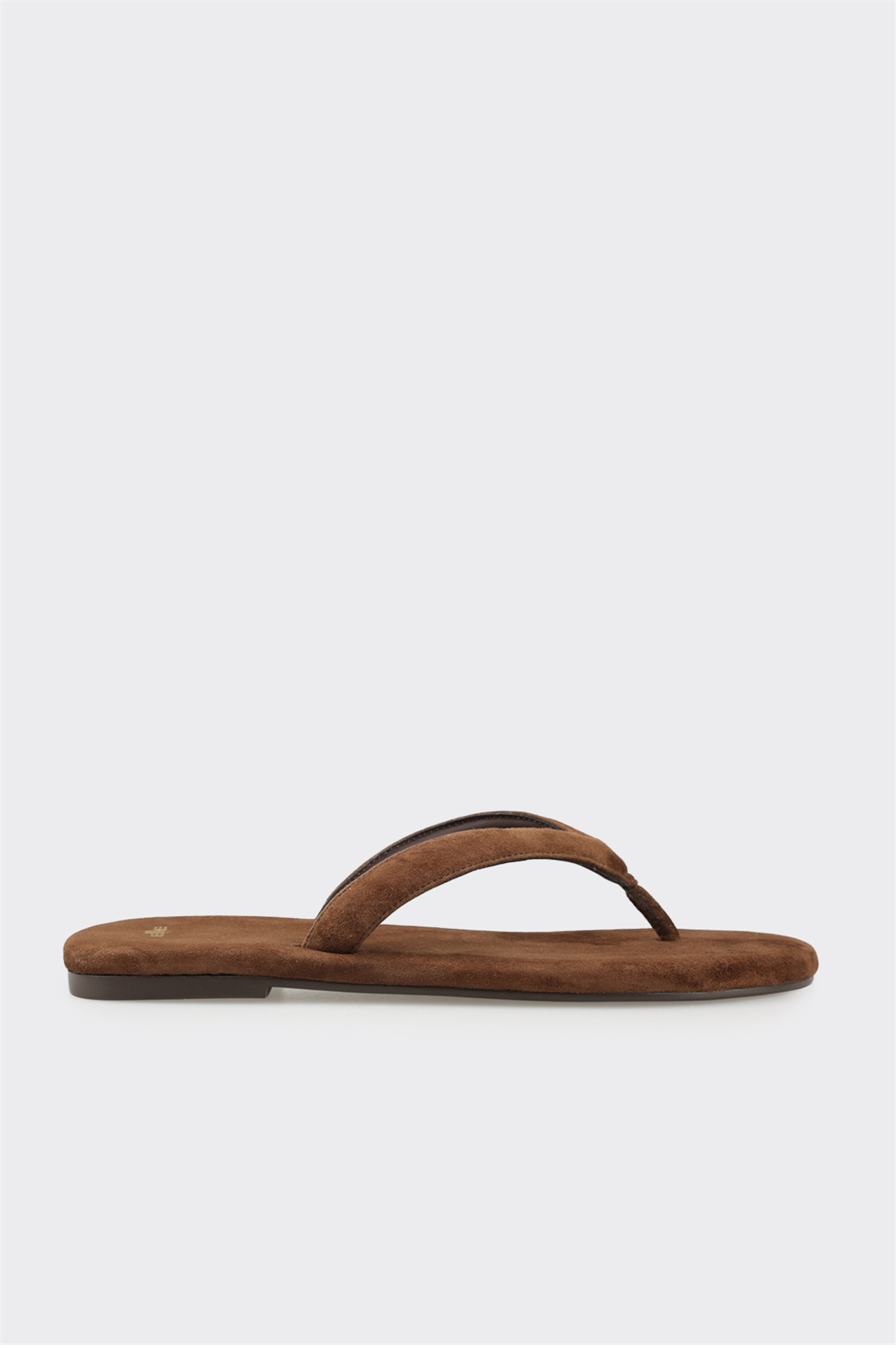 Brown Leather Women's Mule
