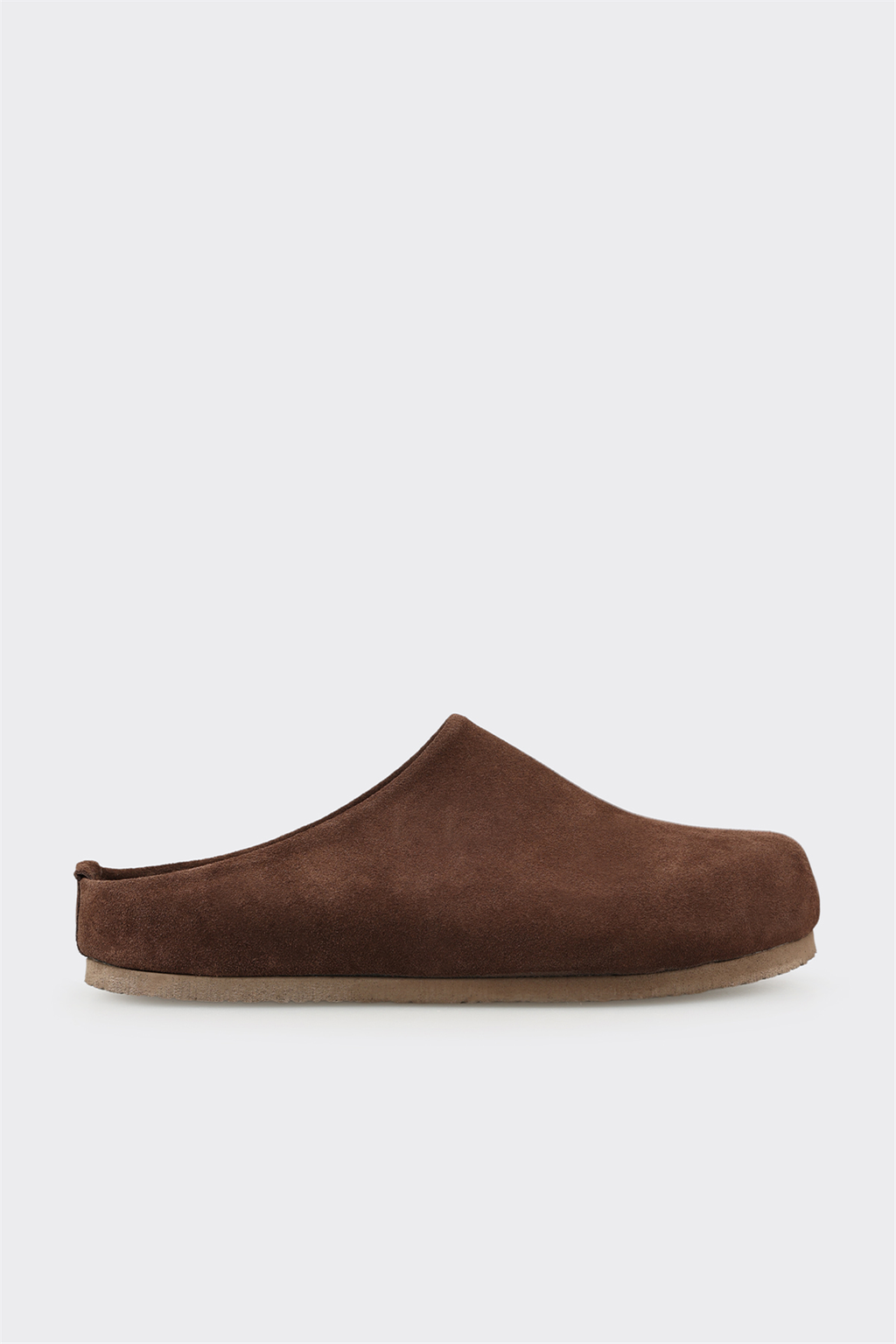Brown Leather Women's Mule
