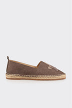 Brown Women's Flat Espadrille