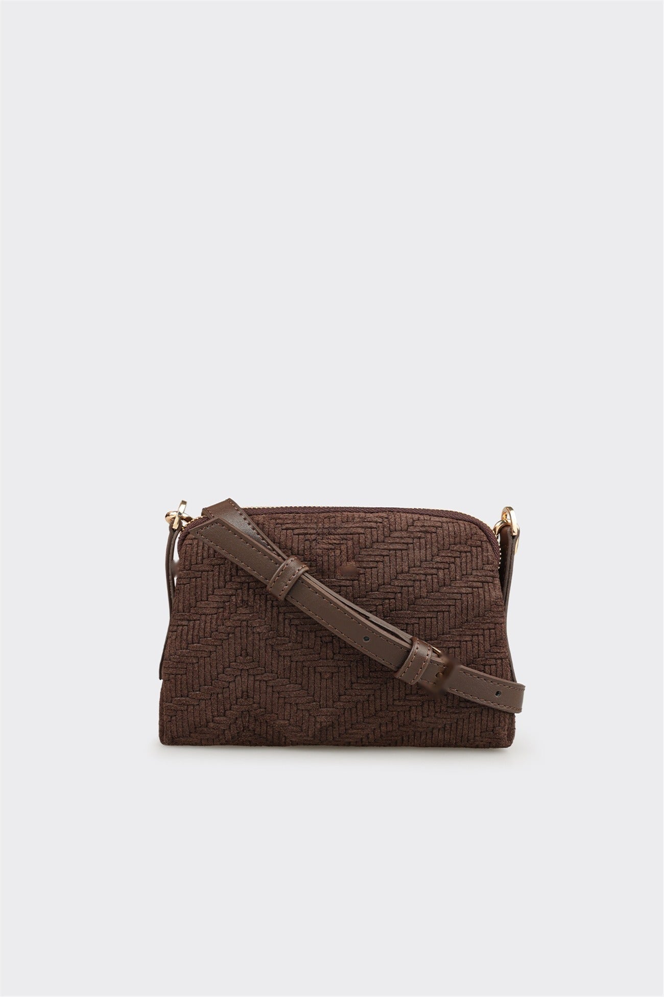 Brown Women's Mini Crossbody Bag