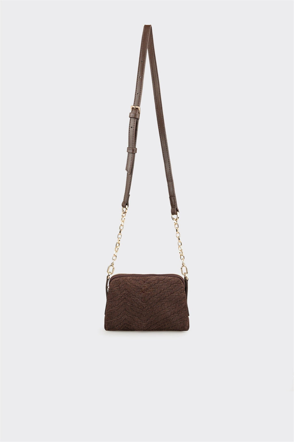 Brown Women's Mini Crossbody Bag