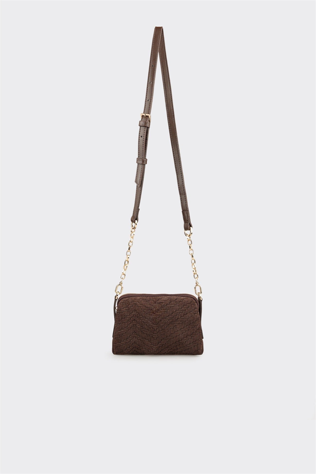 Brown Women's Mini Crossbody Bag
