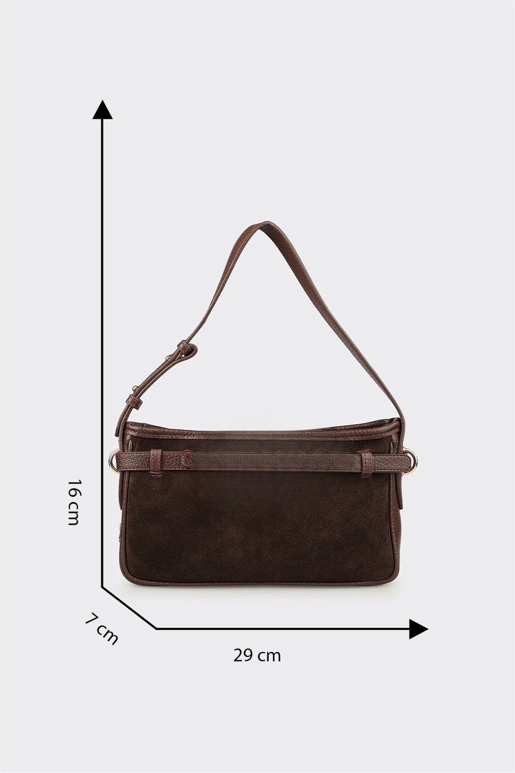 Brown Women's Mini Shoulder Bag