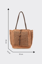 Brown Women's Shoulder Bag