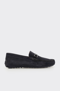 Navy Leather Men's Casual Shoe