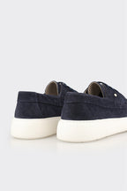 Navy Leather Men's Casual Shoe