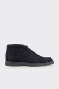 Navy Leather Men's Casual Boot