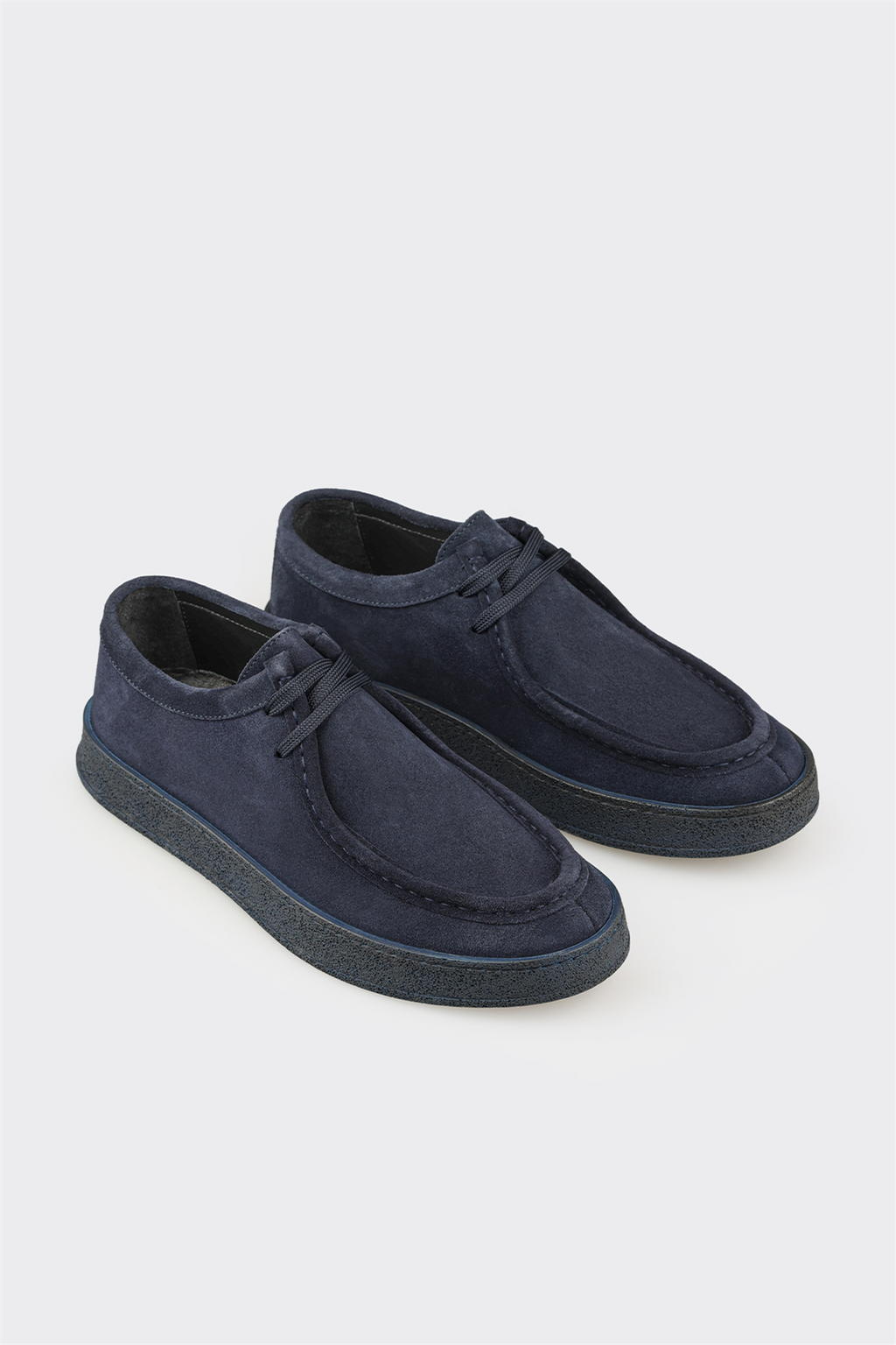 Navy Leather Men's Sneaker