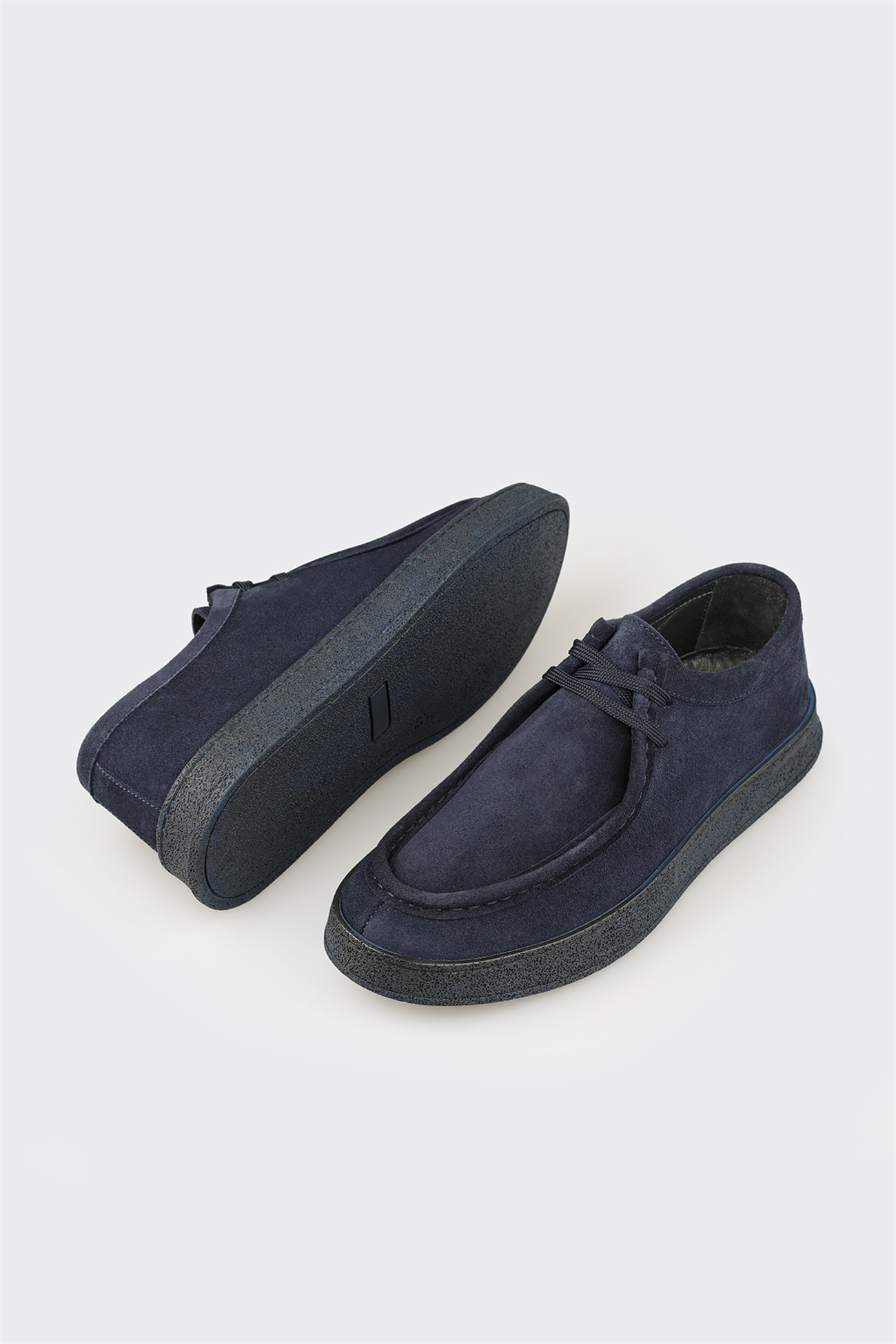 Navy Leather Men's Sneaker