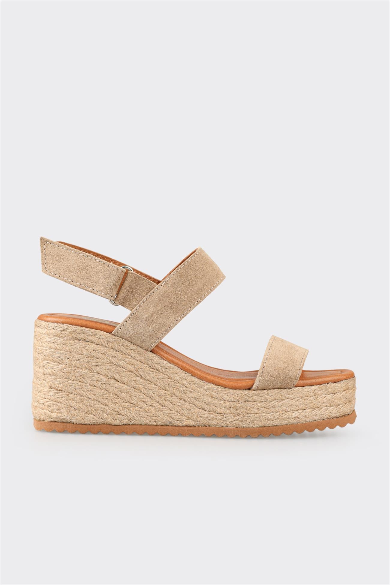 Natural Leather Women's Espadrille
