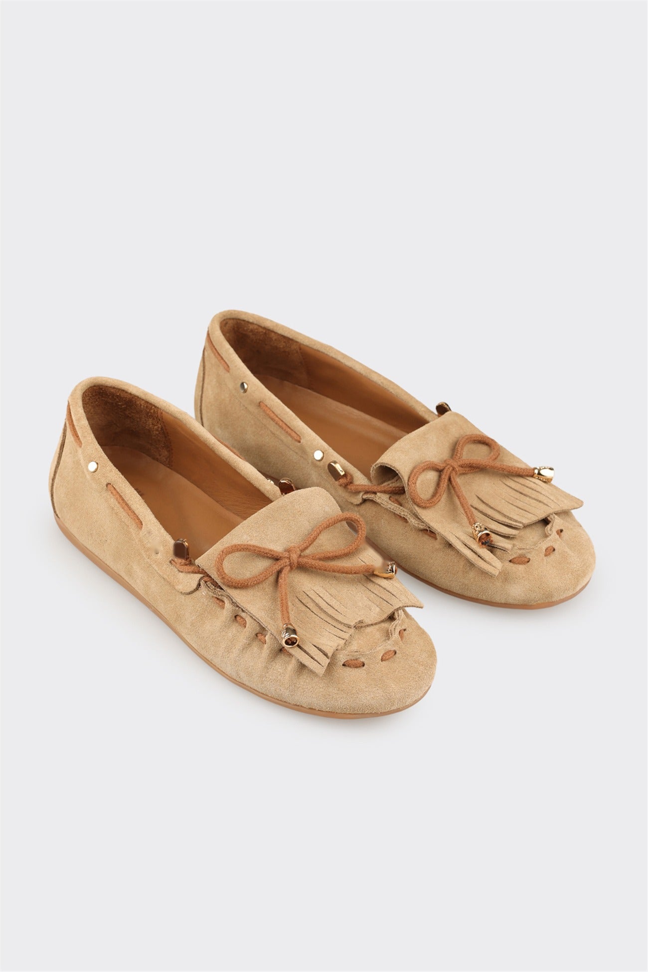 Natural Leather Women's Casual Shoe