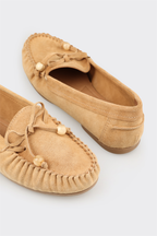 Natural Leather Women's Casual Shoe