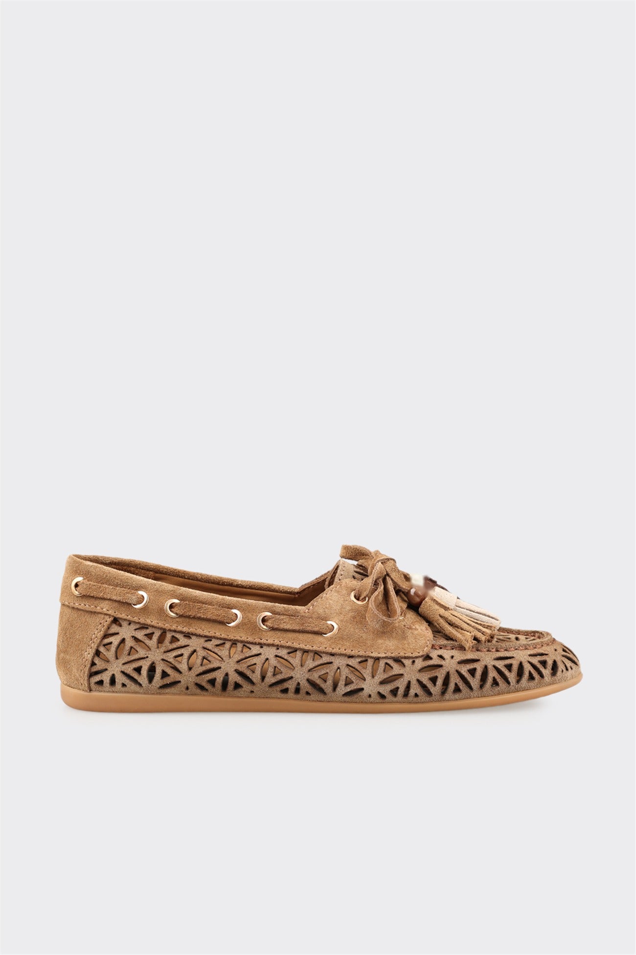 Natural Leather Women's Casual Shoe