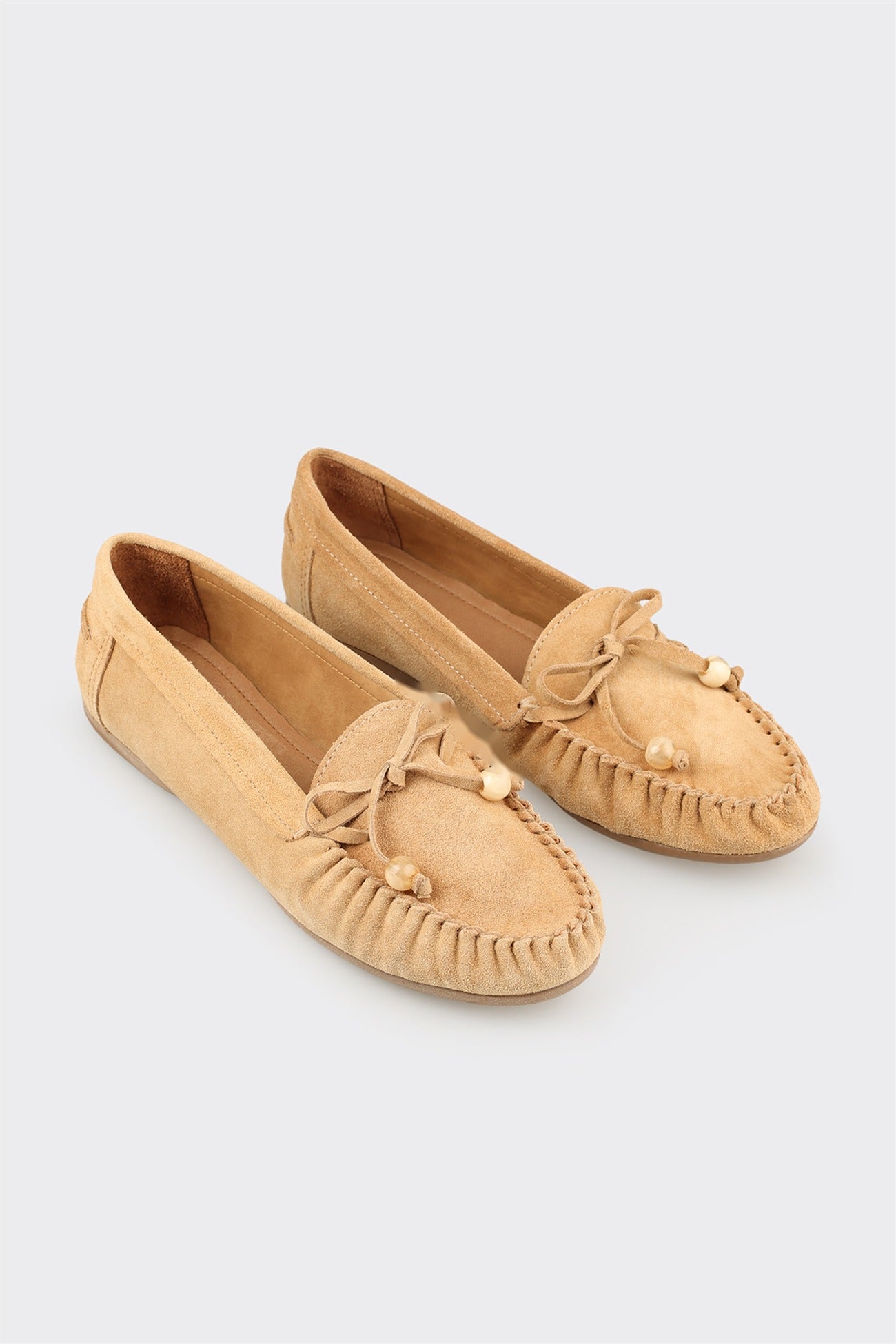 Natural Leather Women's Casual Shoe