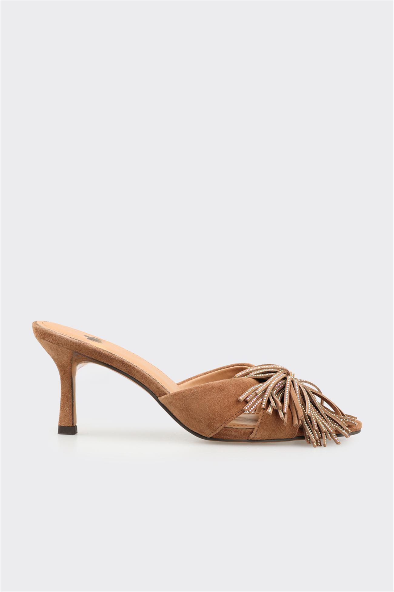 Natural Leather Women's Mule