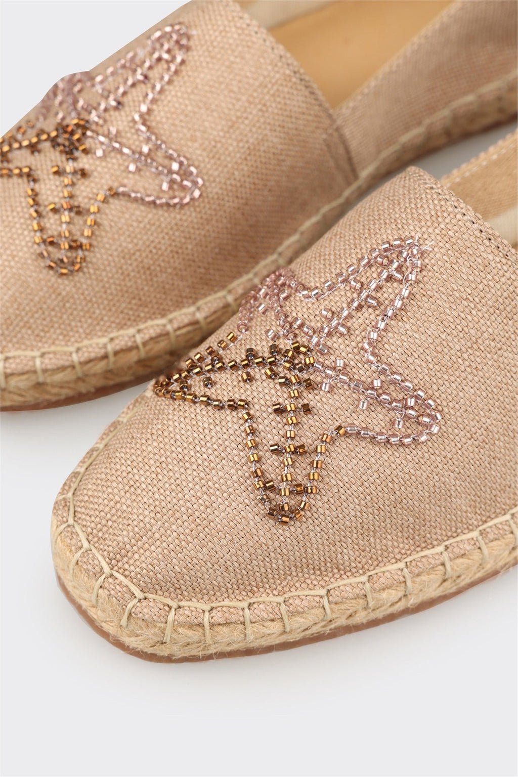 Natural Women's Flat Espadrille