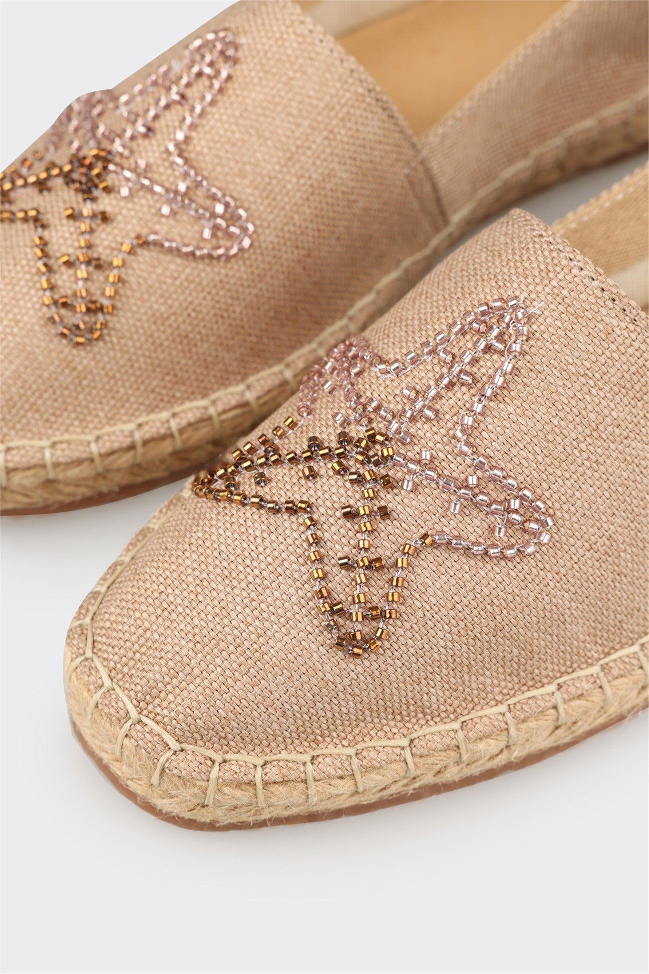Natural Women's Flat Espadrille