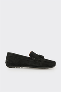 Black Leather Men's Casual Shoe