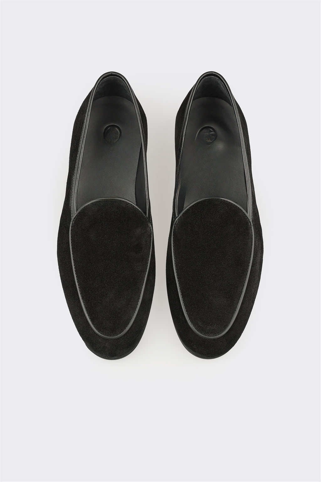 Black Leather Men's Casual Shoe