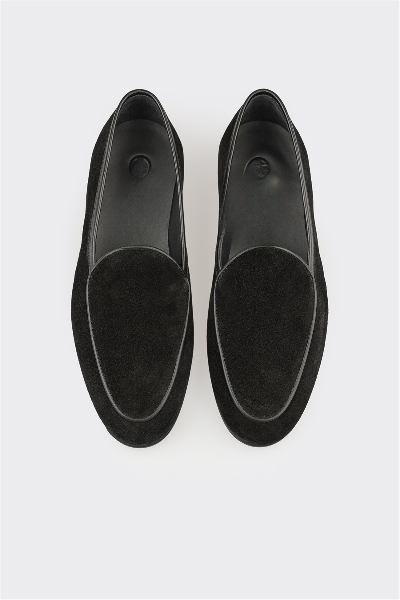 Black Leather Men's Casual Shoe