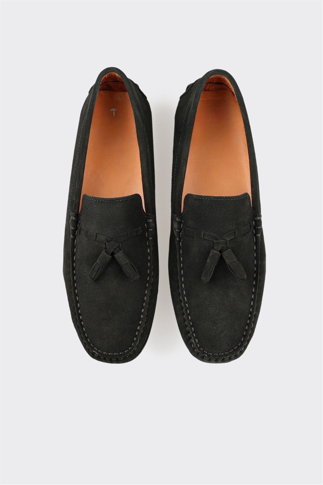 Black Leather Men's Casual Shoe