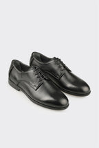Black Leather Men's Classic Shoe