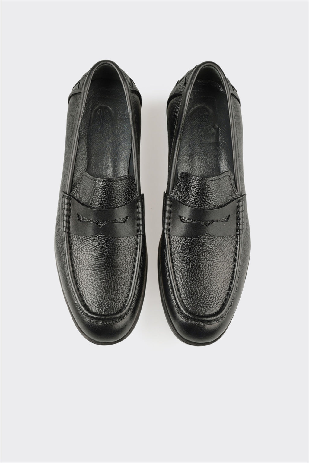 Black Leather Men's Classic Shoe