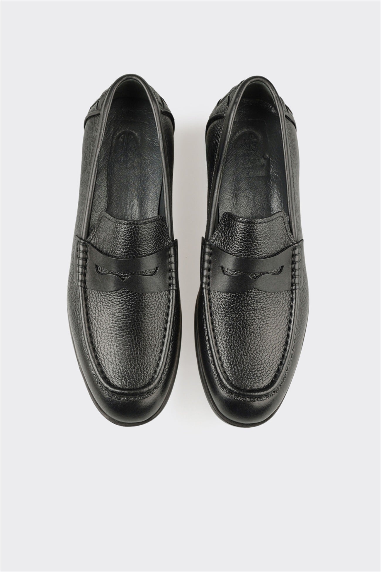 Black Leather Men's Classic Shoe