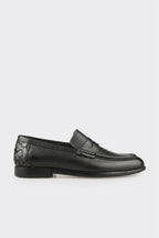 Black Leather Men's Classic Shoe