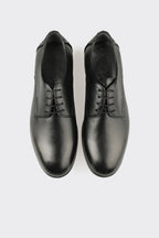 Black Leather Men's Classic Shoe