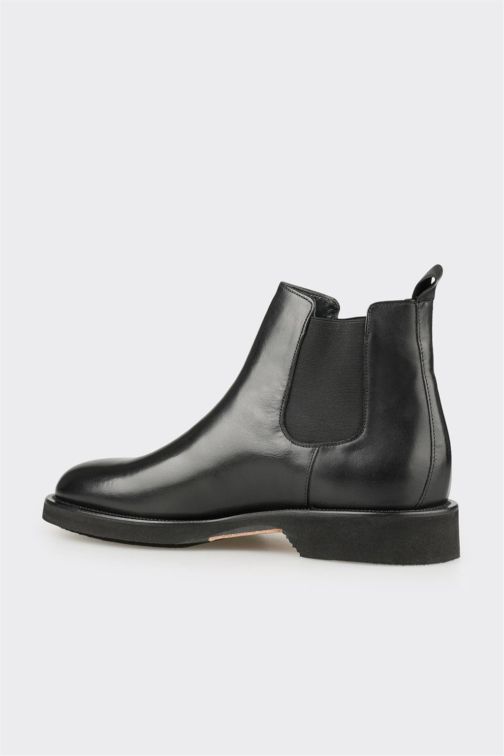 Black Leather Men's Classic Boot
