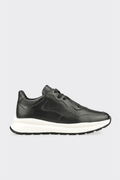 Black Leather Men's Sneaker