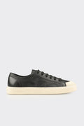 Black Leather Men's Sneaker