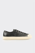 Black Leather Men's Sneaker