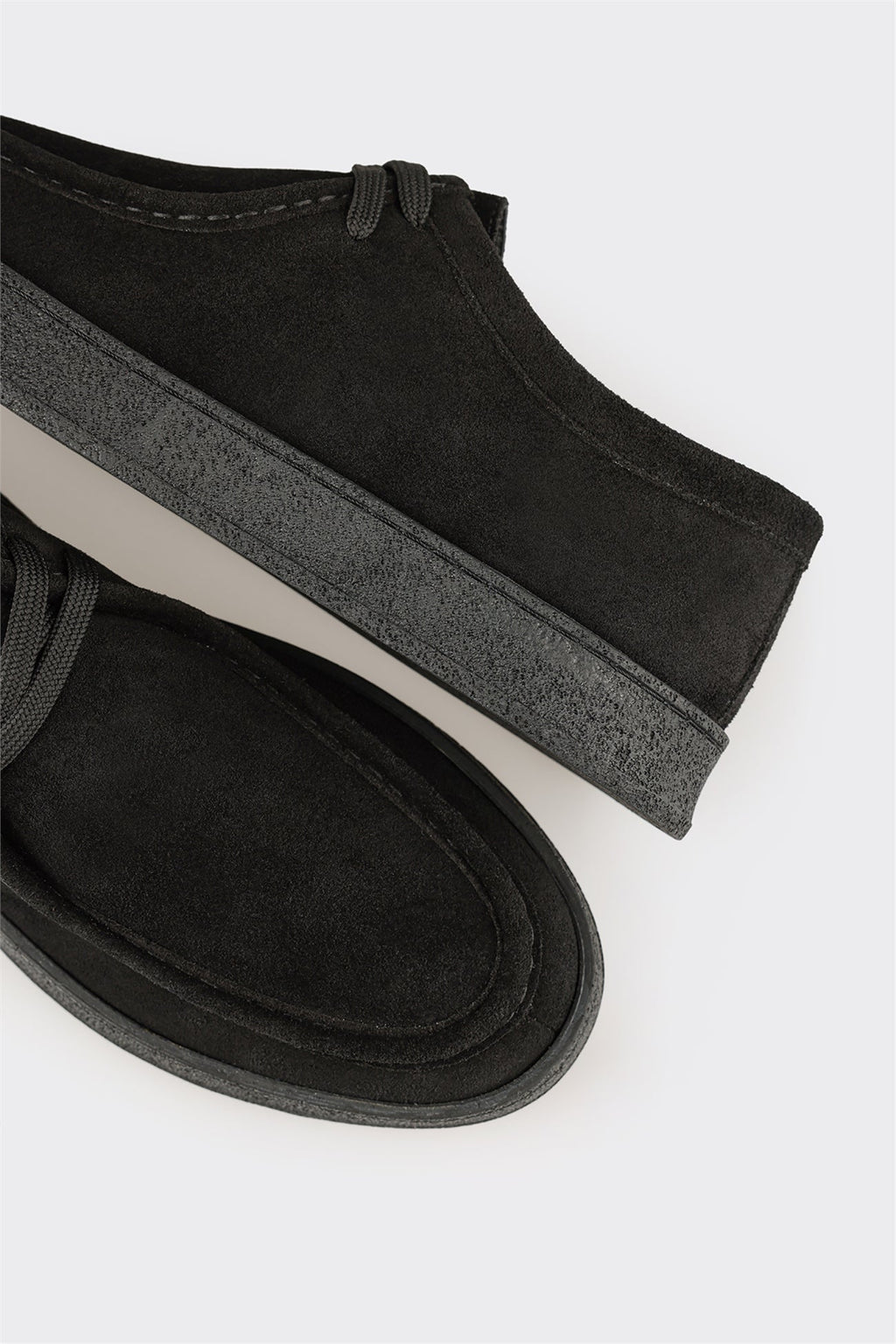 Black Leather Men's Sneaker