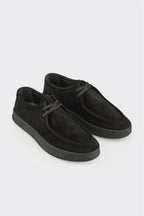 Black Leather Men's Sneaker