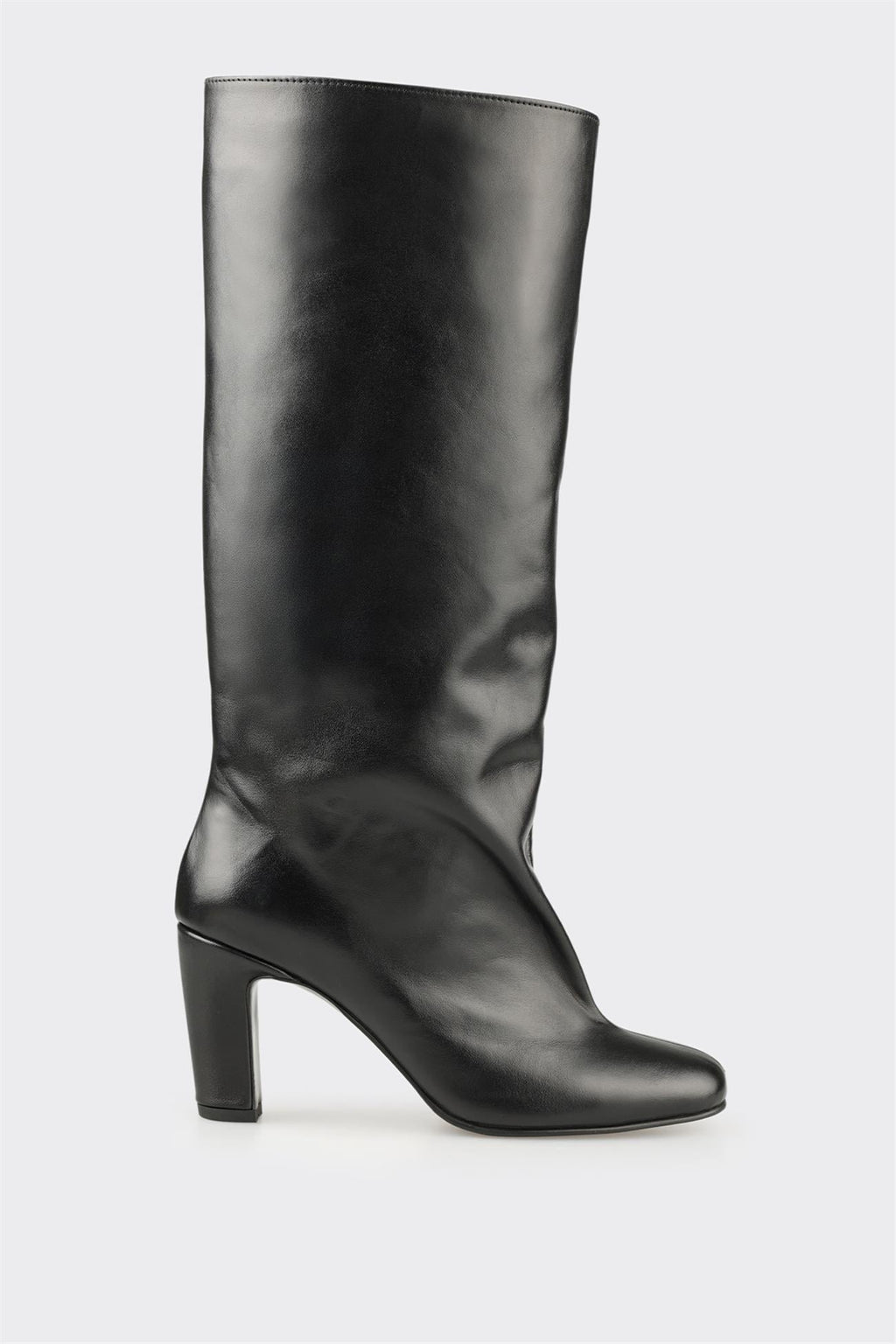 Black Leather Women's Tall Boot