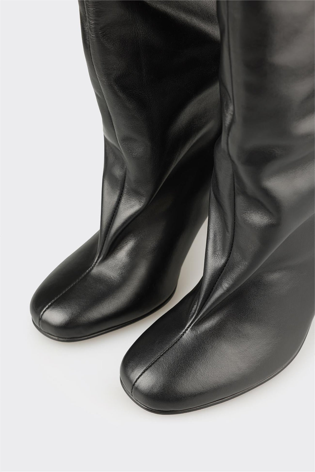 Black Leather Women's Tall Boot
