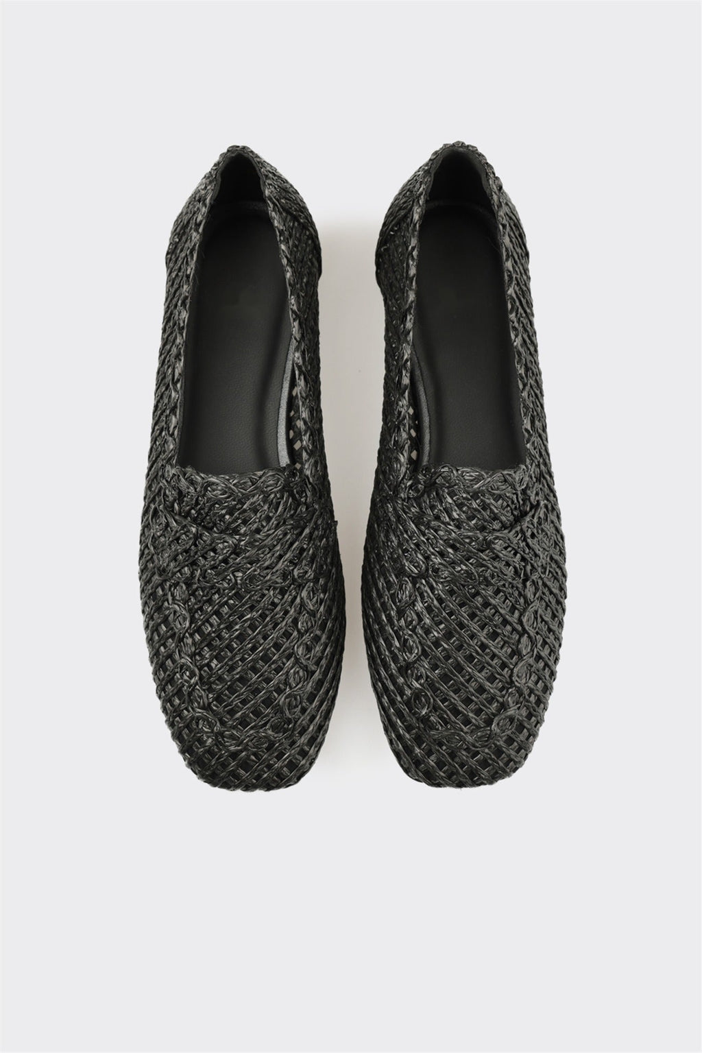 Black Leather Women's Casual Shoe
