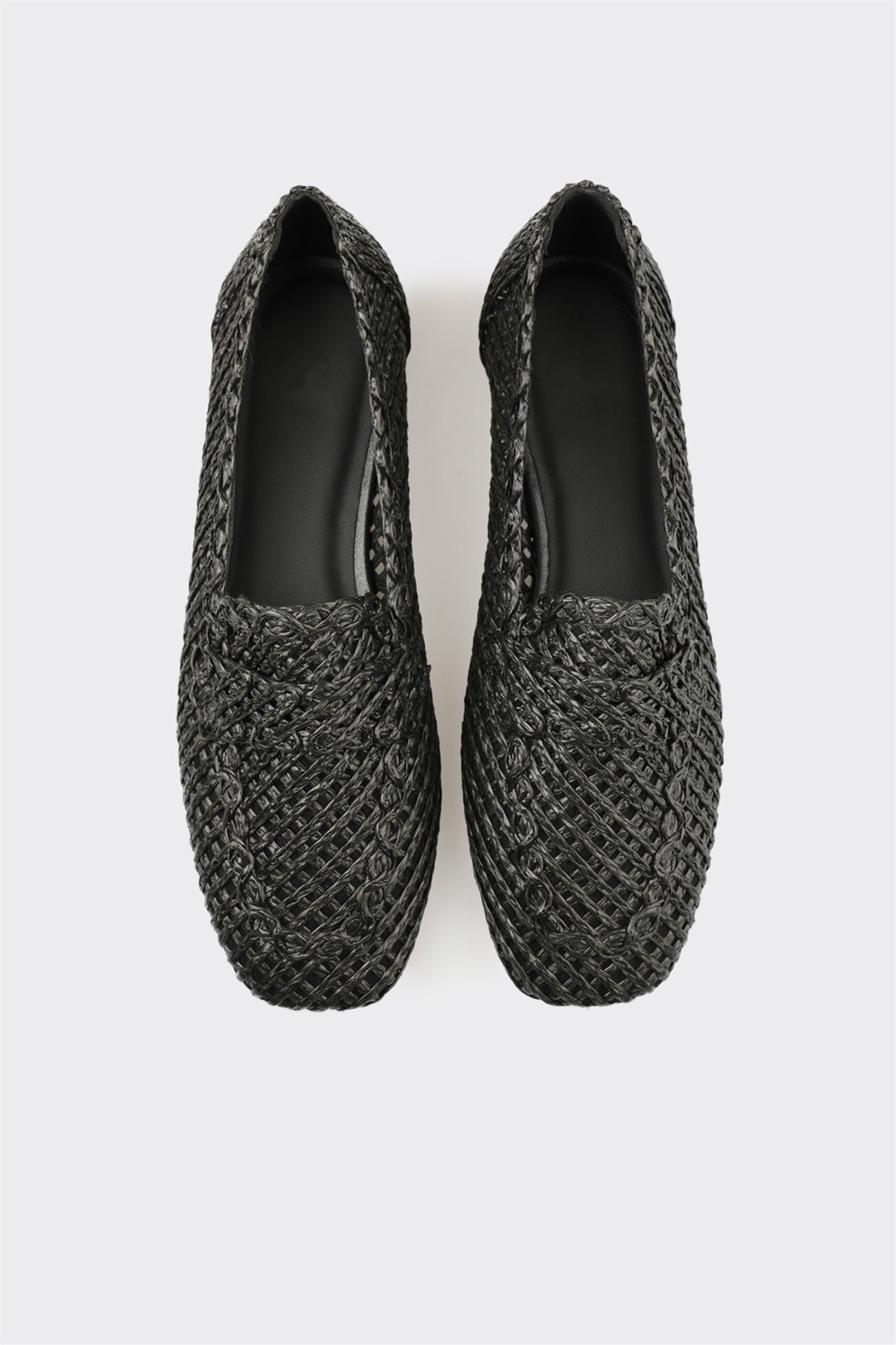 Black Leather Women's Casual Shoe