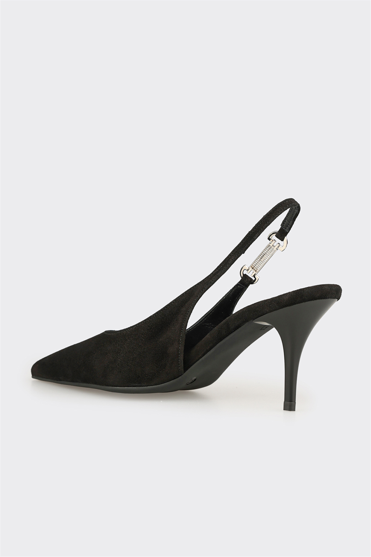 Black Leather Women's Classic Shoe