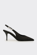 Black Leather Women's Classic Shoe